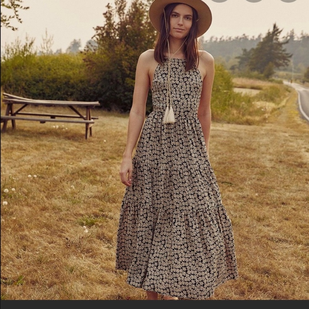 ISO size L christy dawn Delphine dress in night meadow